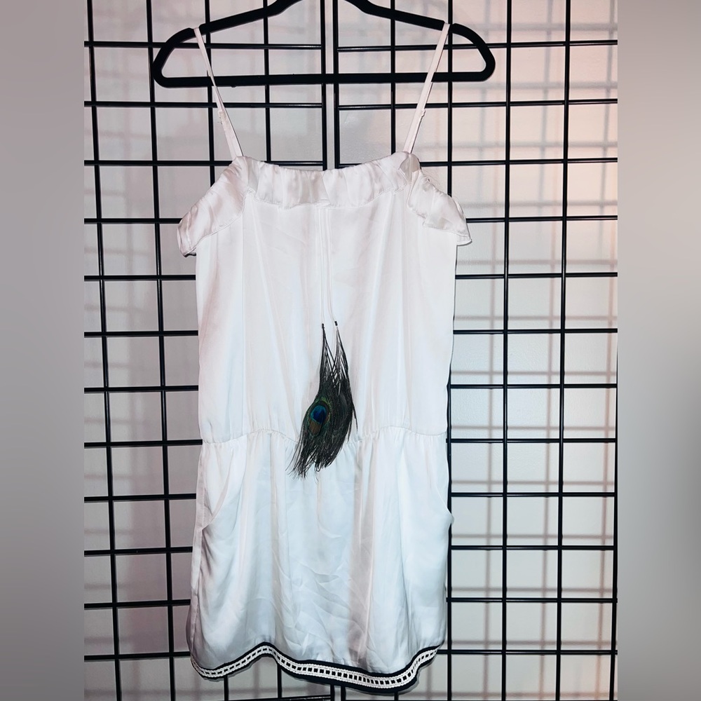 Anthropologie Esley Short romper style POCKET dress. Size Medium